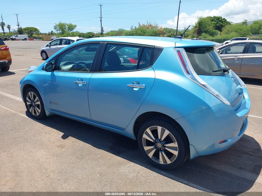 2015 NISSAN LEAF auction photo 3