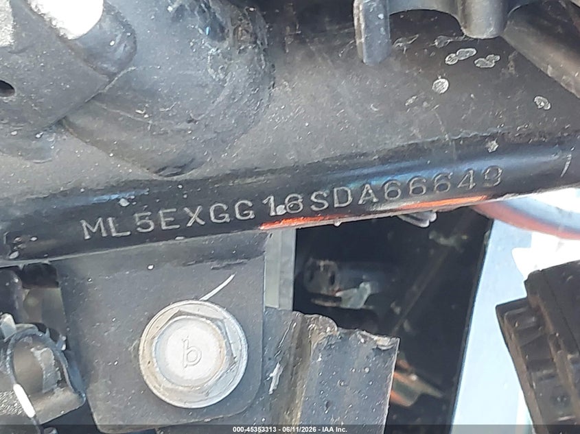 2025 Kawasaki Ex500 VIN: ML5EXGG16SDA66649 Lot: 45353313