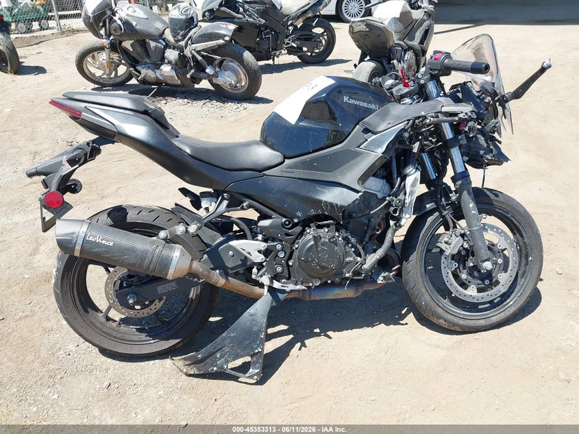 2025 Kawasaki Ex500 VIN: ML5EXGG16SDA66649 Lot: 45353313