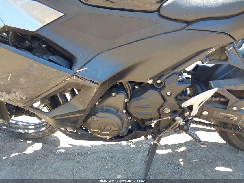 2025 Kawasaki Ex500 VIN: ML5EXGG16SDA66649 Lot: 45353313