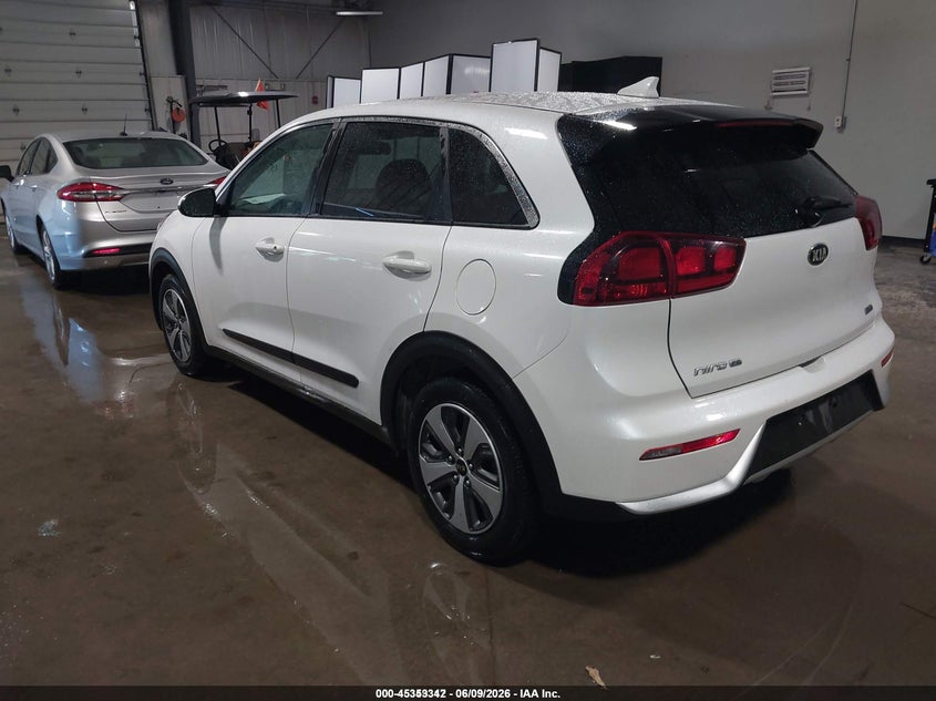 Vin: kndcb3lc2j5158262, lot: 45851289, kia niro fe 20183