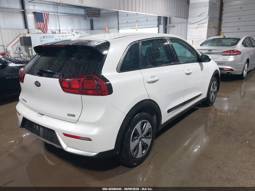 Vin: kndcb3lc2j5158262, lot: 45851289, kia niro fe 20184