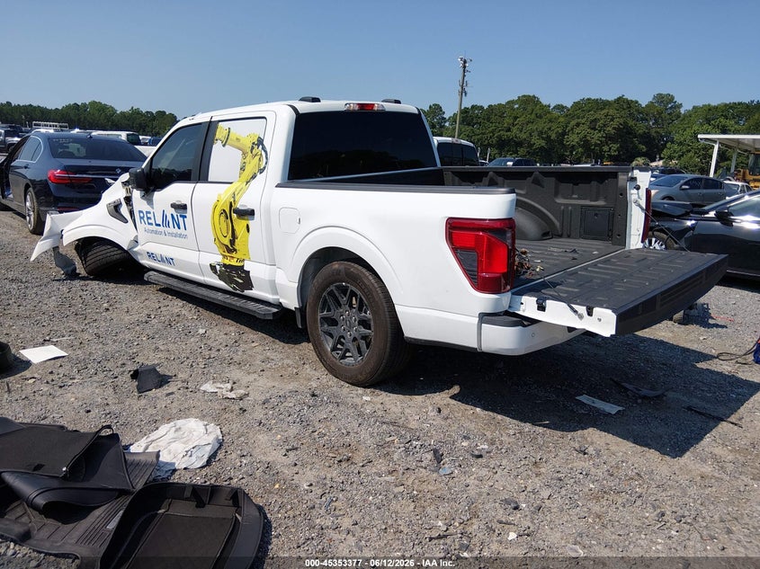 Vin: 1ftew2kp4rkd36200, lot: 45851324, ford f-150 stx 20243