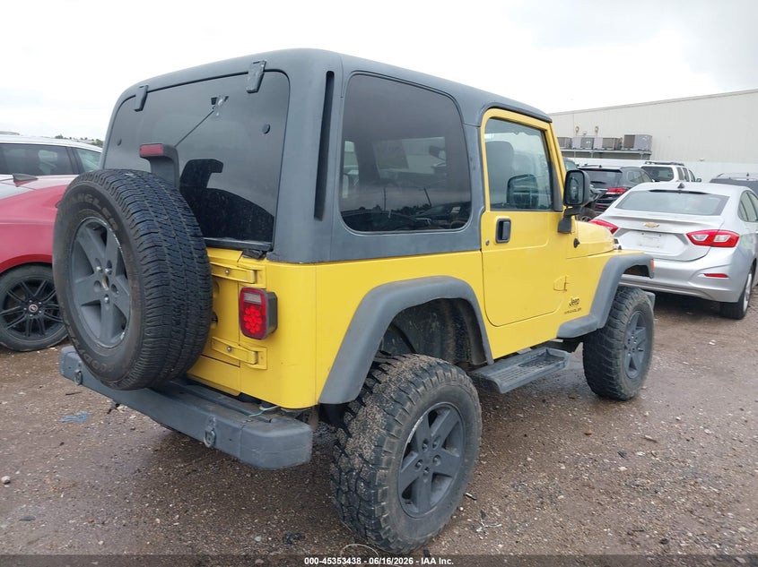 2003 JEEP WRANGLER SPORT UTILITY VEHICLE 4.0L I-6 190HP