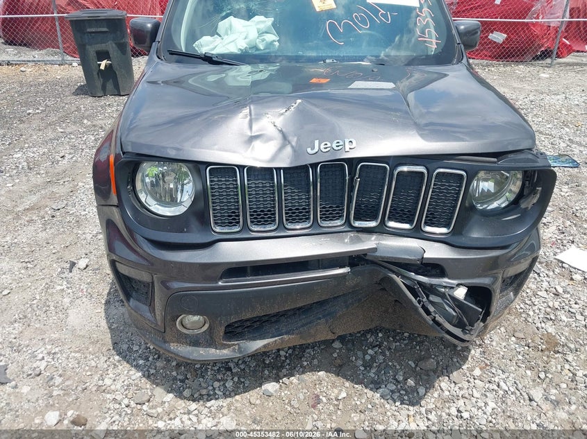 2019 Jeep Renegade Latitude Fwd VIN: ZACNJABB0KPK64806 Lot: 45353482