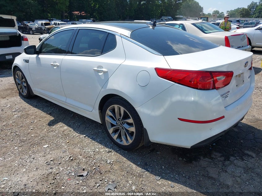 Vin: 5xxgr4a60eg303817, lot: 45851472, kia optima sx turbo 20143
