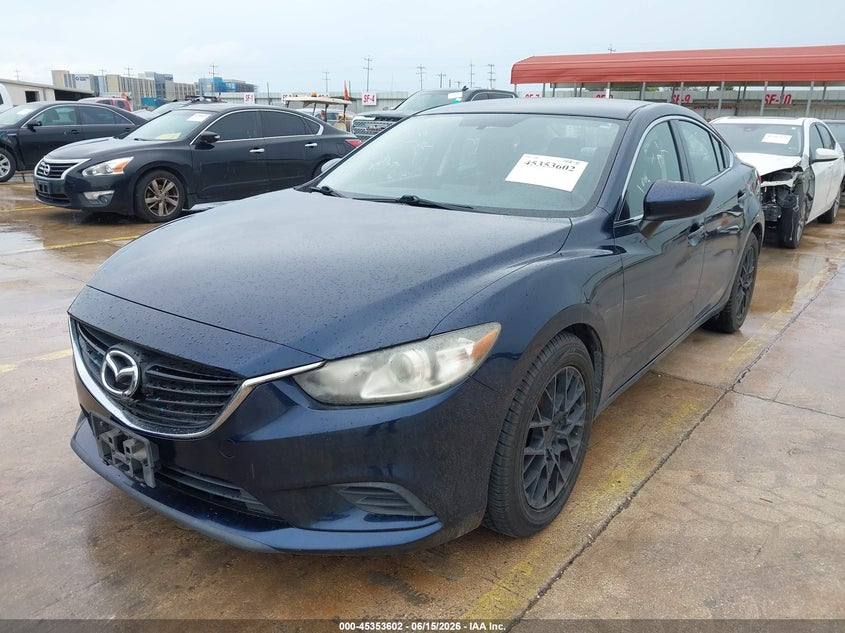 Vin: jm1gj1u54g1471578, lot: 45851549, mazda mazda6 i sport 20162