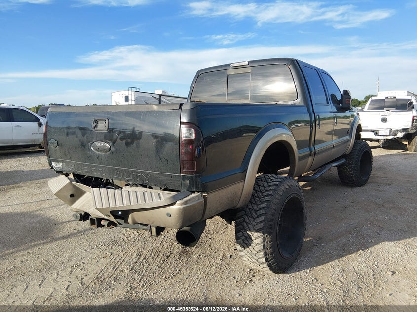 Vin: 1ft7w2bt7cea47825, lot: 45851571, ford f-250 lariat 20124