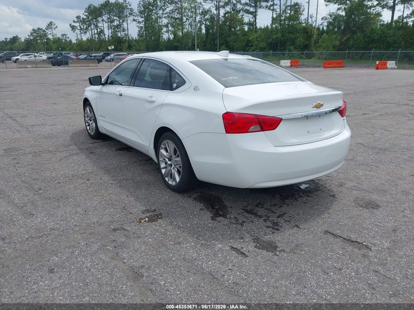 Vin: 2g11x5sa0g9172248, lot: 45851618, chevrolet impala 1fl 20163