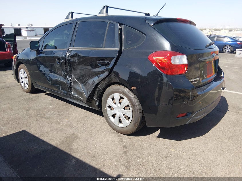Vin: jf1gpaa64ch211412, lot: 45851623, subaru impreza 2.0i 20123
