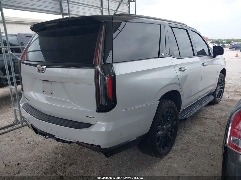 Vin: 1gys4bkl8pr101545, lot: 45851632, cadillac escalade 4wd premium luxury 20234