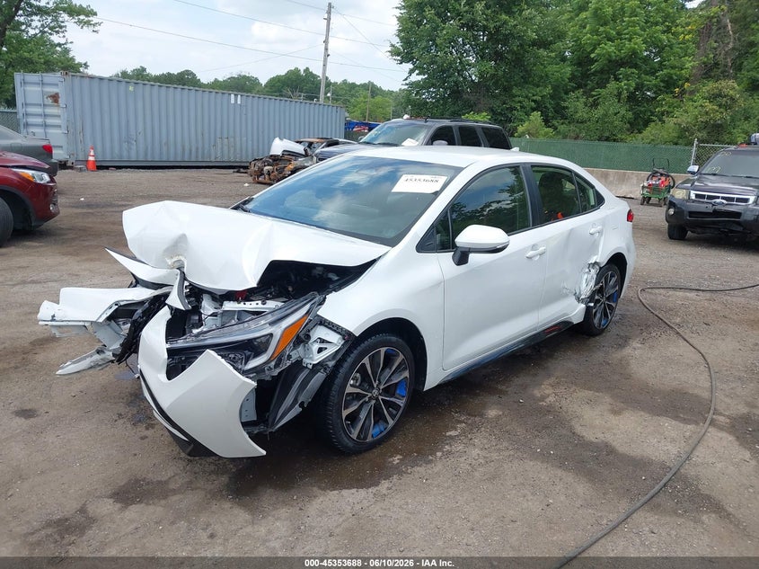 TOYOTA COROLLA 2025 VIN JTDBCMFE3SJ046087