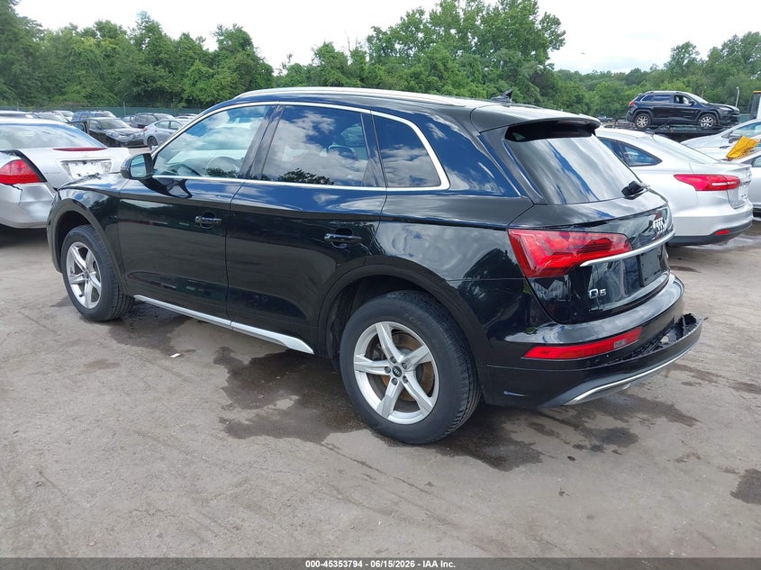 Vin: wa1aaafy3m2002530, lot: 45851741, audi q5 premium 45 tfsi quattro s tronic 20213