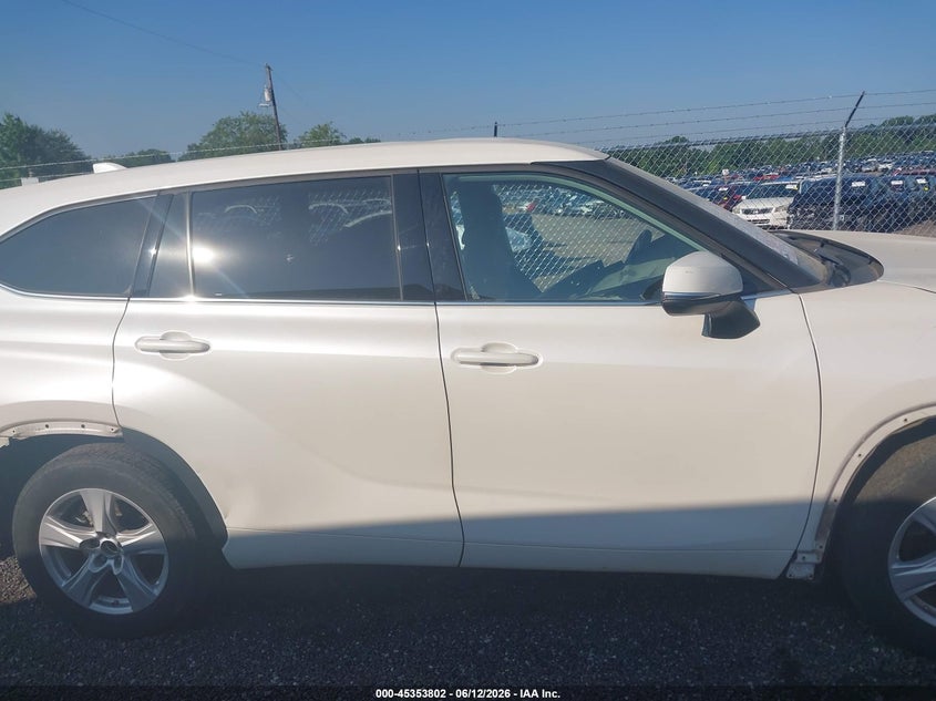 2021 Toyota Highlander L VIN: 5TDCZRAH5MS079101 Lot: 45353802