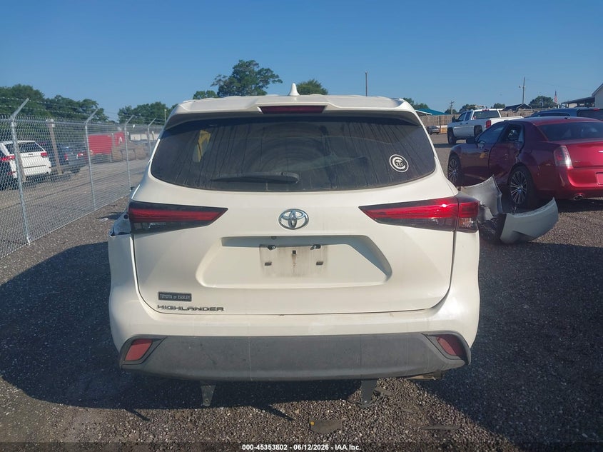 2021 Toyota Highlander L VIN: 5TDCZRAH5MS079101 Lot: 45353802