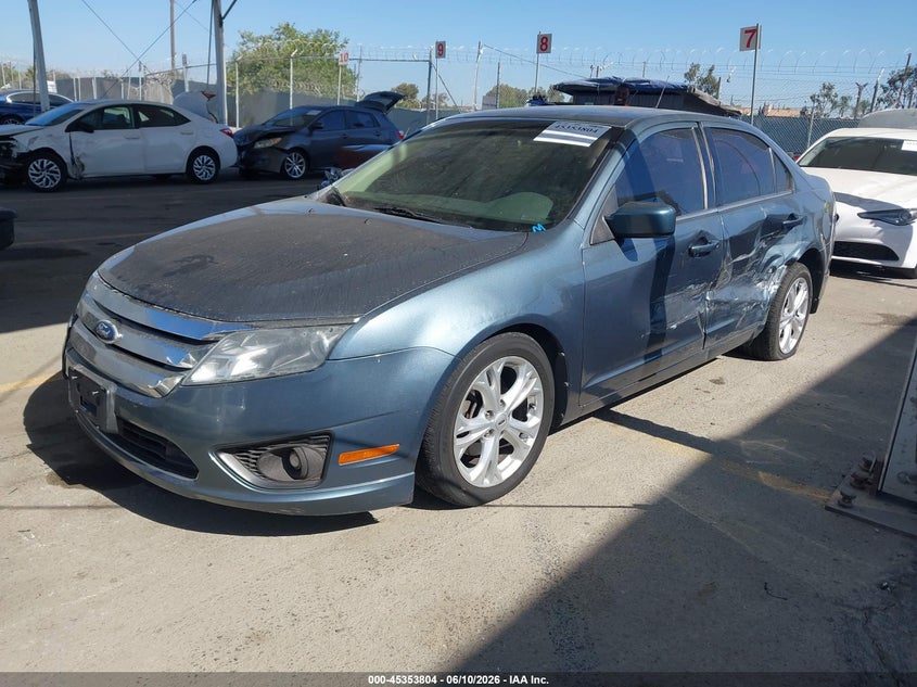 Vin: 3fahp0ha9cr188457, lot: 45851751, ford fusion se 20122