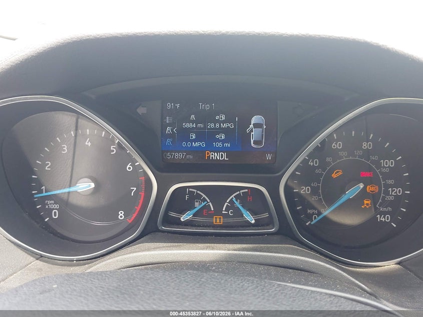 VIN 1FADP3K28HL340624 2017 FORD FOCUS SE