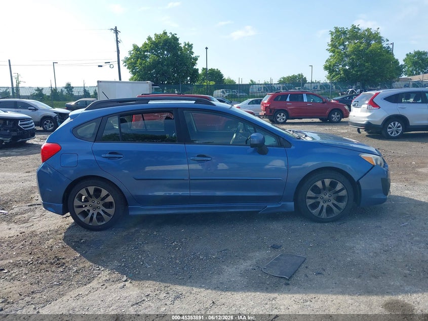 2014 Subaru Impreza 2.0I Sport Premium VIN: JF1GPAL67E8219777 Lot: 45353891
