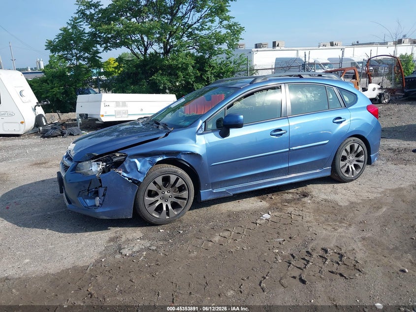 Vin: jf1gpal67e8219777, lot: 45851838, subaru impreza 2.0i sport premium 20142