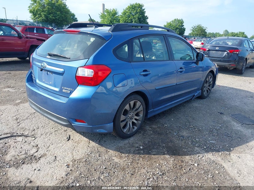 Vin: jf1gpal67e8219777, lot: 45851838, subaru impreza 2.0i sport premium 20144