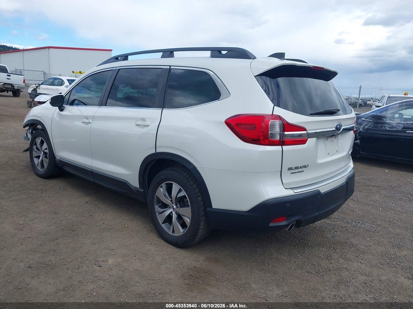 Vin: 4s4wmacdxm3431156, lot: 45851887, subaru ascent premium 20213