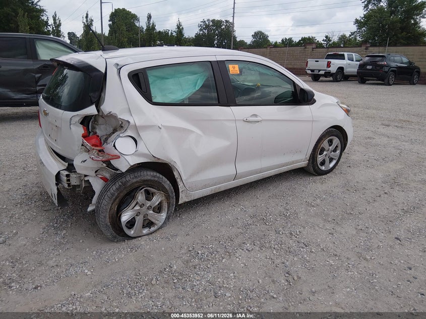Vin: kl8cb6sa3mc710958, lot: 45851899, chevrolet spark fwd ls automatic 20214