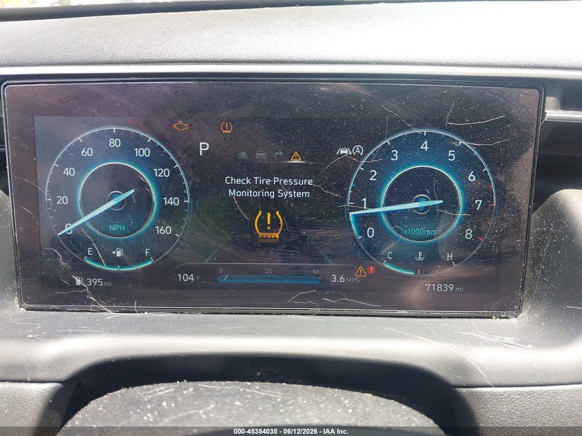 VIN 5NMJECAE1NH072320 2022 HYUNDAI TUCSON LIMITED