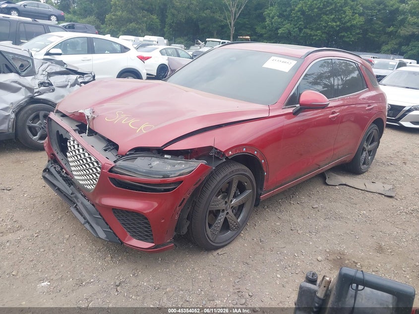 Vin: kmumadtb3pu091820, lot: 45851999, genesis gv70 2.5t awd 20232