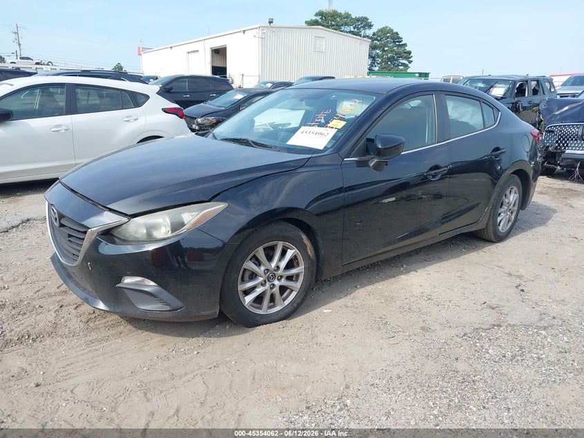 Vin: jm1bm1u74g1313552, lot: 45852009, mazda mazda3 i sport 20162