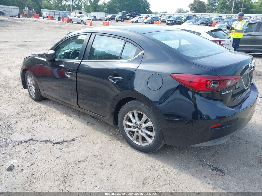 Vin: jm1bm1u74g1313552, lot: 45852009, mazda mazda3 i sport 20163