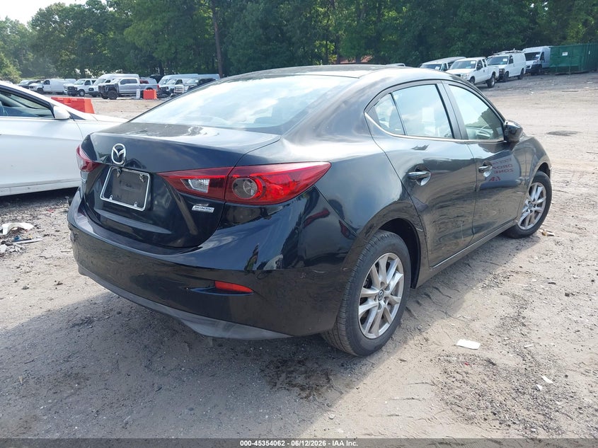 Vin: jm1bm1u74g1313552, lot: 45852009, mazda mazda3 i sport 20164