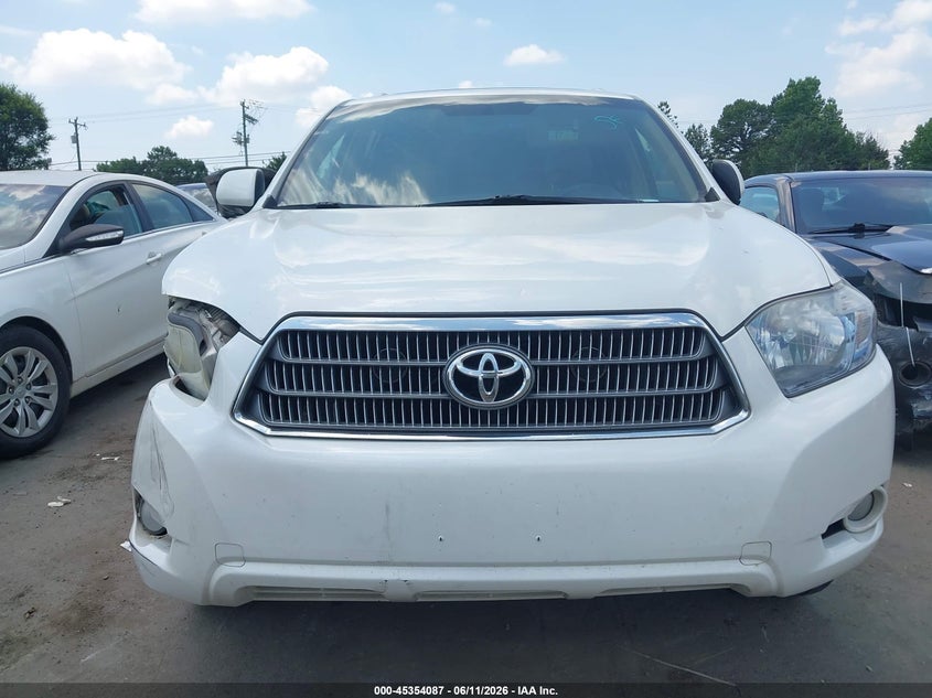 TOYOTA HIGHLANDER HYBRID 2010 VIN JTEJW3EH5A2044841