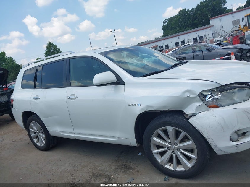 TOYOTA HIGHLANDER HYBRID 2010 VIN JTEJW3EH5A2044841