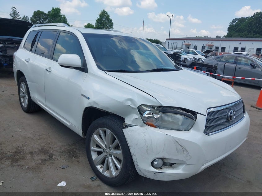 Vin: jtejw3eh5a2044841, lot: 45852034, toyota highlander hybrid limited v6 2010 img_1