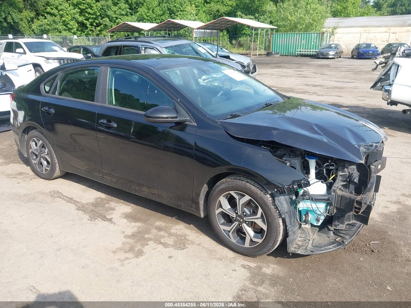 Vin: 3kpf24ad2ke031306, lot: 45852202, kia forte lxs 20191