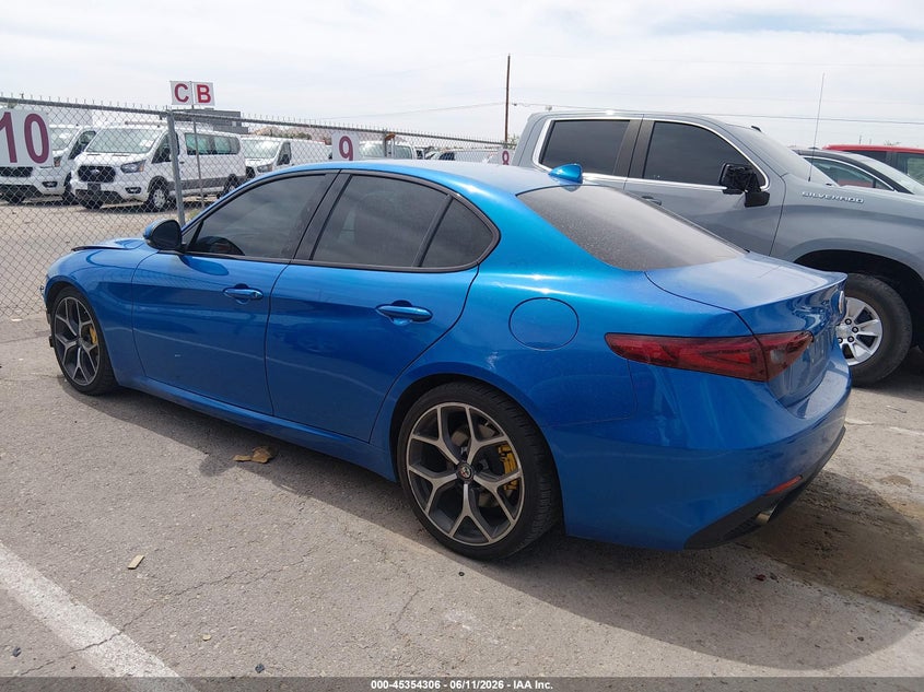 2018 Alfa Romeo Giulia Ti Sport VIN: ZARFAECN7J7578414 Lot: 45354306