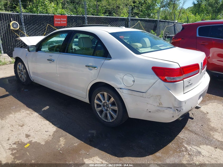 Vin: 3lnhl2gcxcr811665, lot: 45852284, lincoln mkz 20123