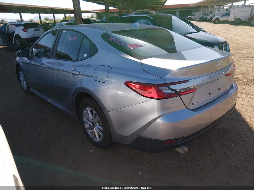 2026 TOYOTA CAMRY 2.5L I-4 DI, DOHC, V(VIN: 4T1DAACK0TU255175