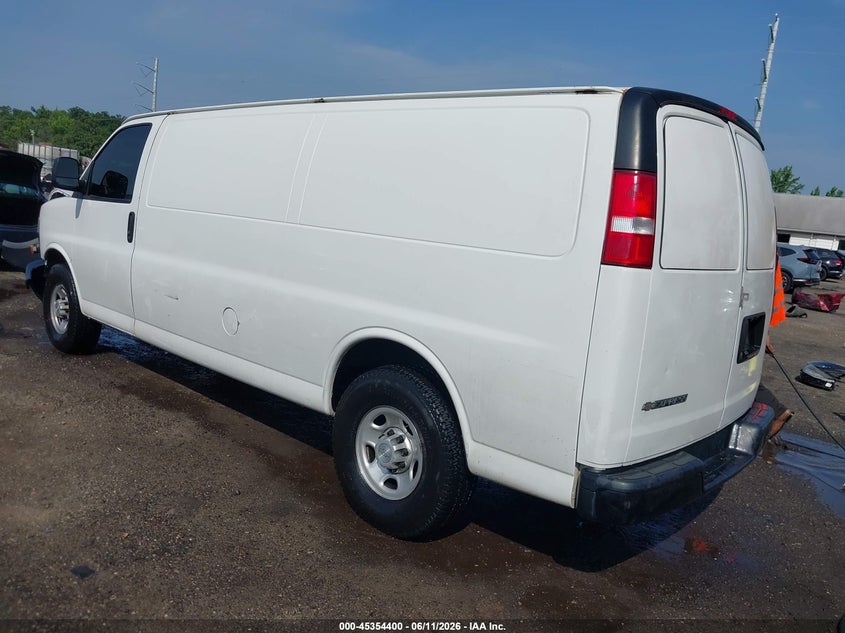 Vin: 1gcwgbfp7l1118874, lot: 45852347, chevrolet express cargo rwd 2500 extended wheelbase wt 20203