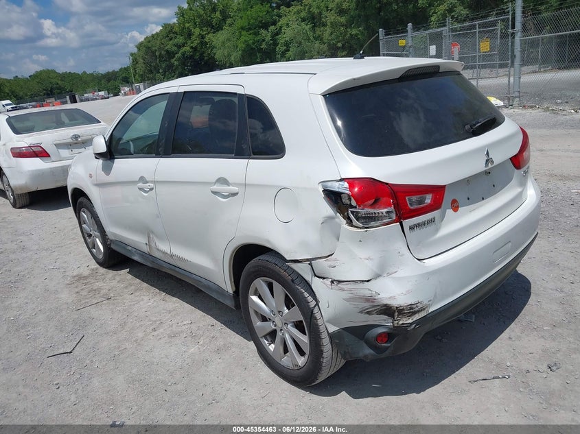 Vin: 4a4ap3au3de019274, lot: 45852410, mitsubishi outlander sport es 20133