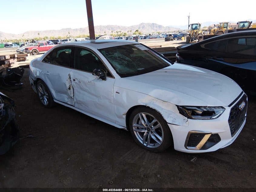2024 AUDI A4 2.0L I-4 DI, DOHC, V(VIN: WAUEAAF41RN017390