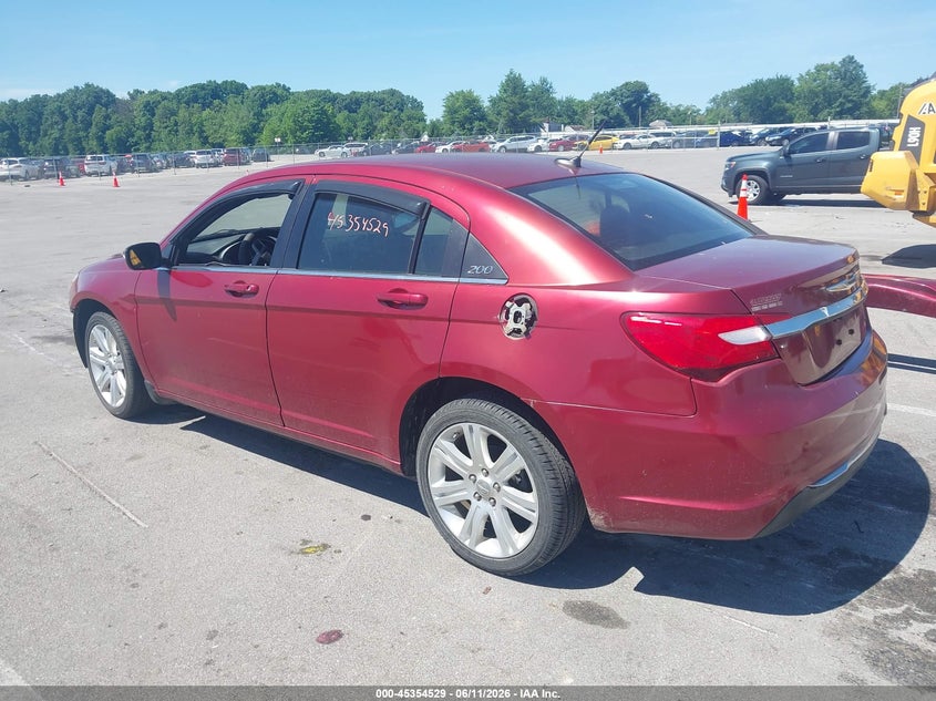 Vin: 1c3ccbbb7cn131095, lot: 45852476, chrysler 200 touring 20123