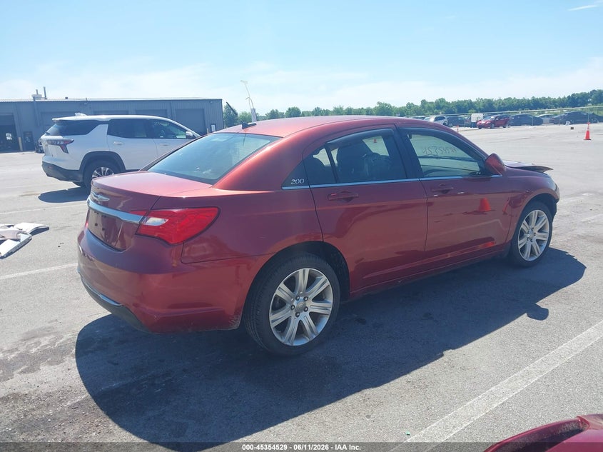 Vin: 1c3ccbbb7cn131095, lot: 45852476, chrysler 200 touring 20124