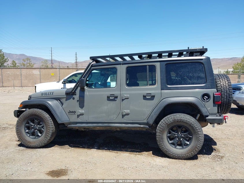 2021 Jeep Wrangler Unlimited Willys 4X4 VIN: 1C4HJXDN1MW793164 Lot: 45354547