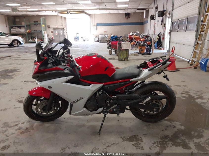 2014 Yamaha Fz6 R VIN: JYARJ18E6EA012791 Lot: 45354549