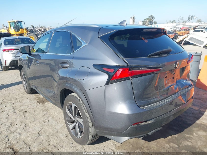 Vin: jtjgarbz4m2199413, lot: 45852511, lexus nx 300 20213