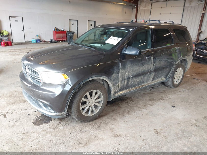 Vin: 1c4rdjag3ec562770, lot: 45852517, dodge durango sxt 20142