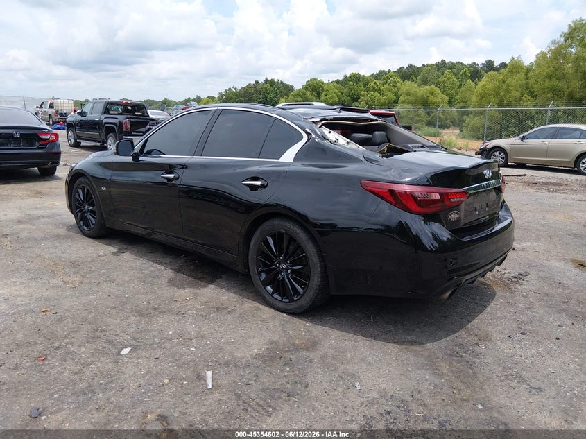 2020 INFINITI Q50 auction photo 3
