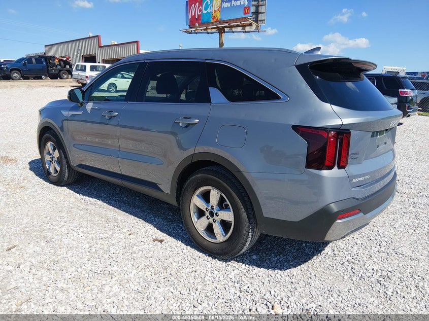 2025 KIA SORENTO auction photo 3