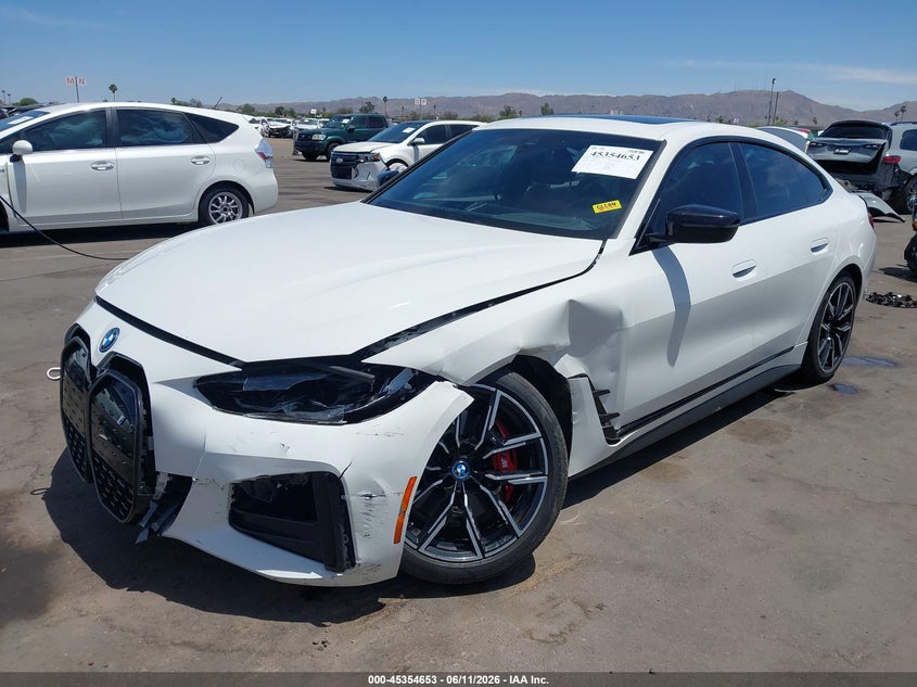 Vin: wby73aw08rfs33006, lot: 45852600, bmw i4 gran coupe edrive40 20242